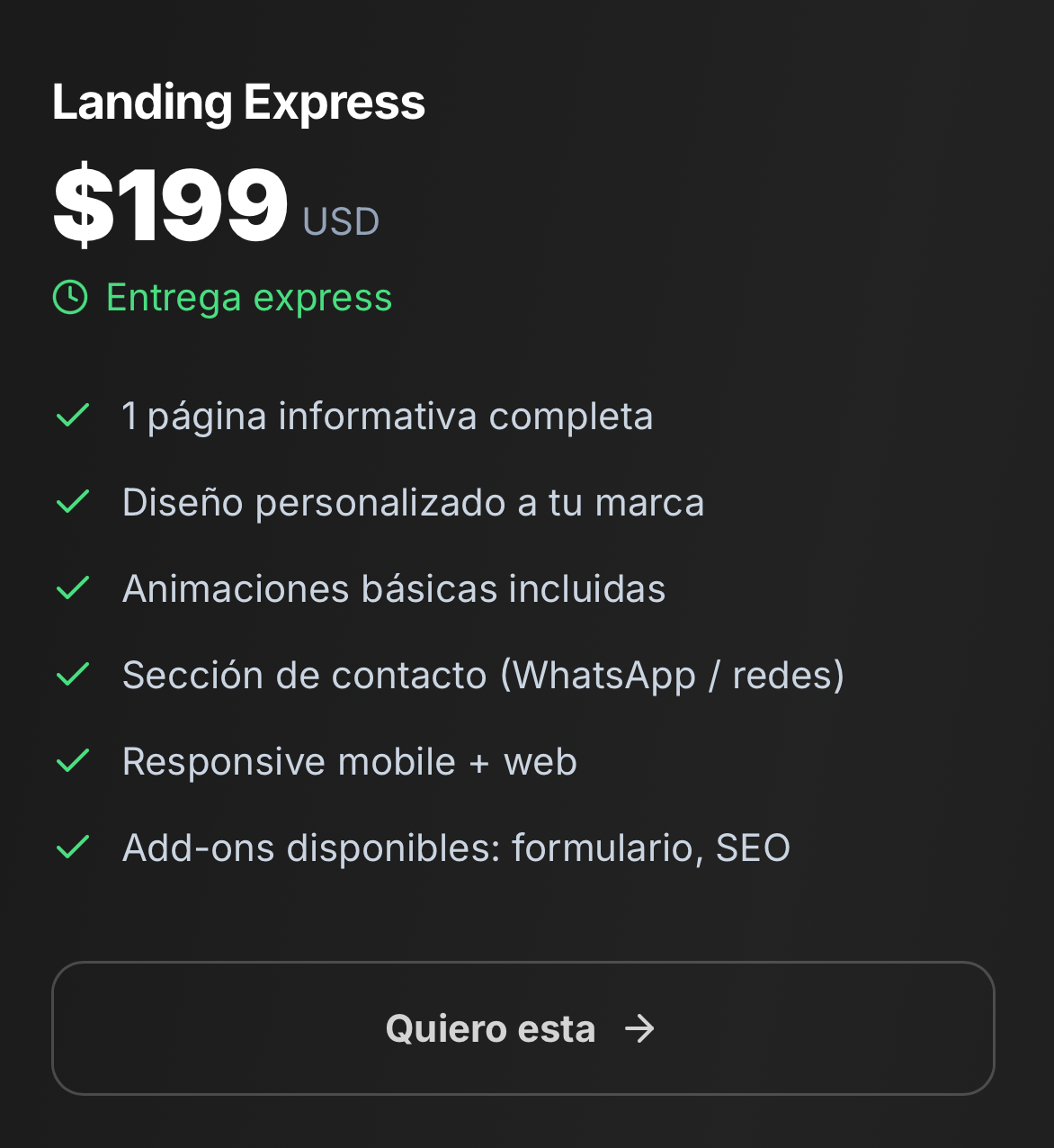 Tu página web en menos de 24 horas